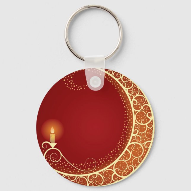 Porte-clés Bougie Lune (Recto)
