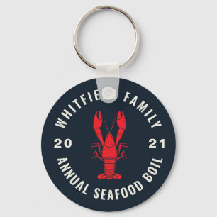 Porte-clés Bouillabaisse de fruits de mer familiale personnal