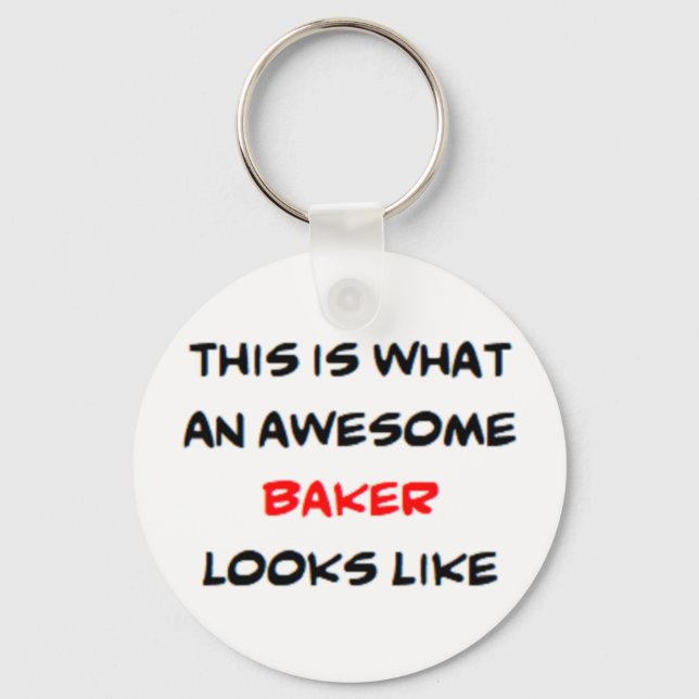 Porte-clés boulanger, génial (Recto)