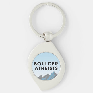Porte-clés Boulder Atheists Logo Metal Keyring