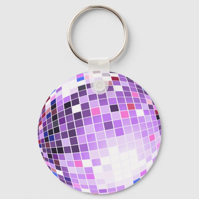 Porte-clés Boule à facettes (Recto)