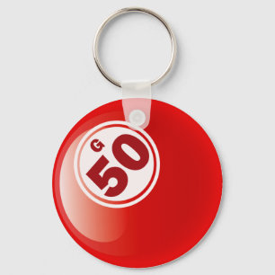 PORTE-CLÉS BOULE DE BINGO-TEST DE G 50