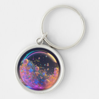 Porte-clés Boule de fée en cristal magique
