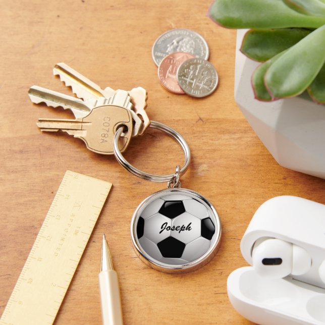 Porte-clés Boule de football personnalisable (Bureau)