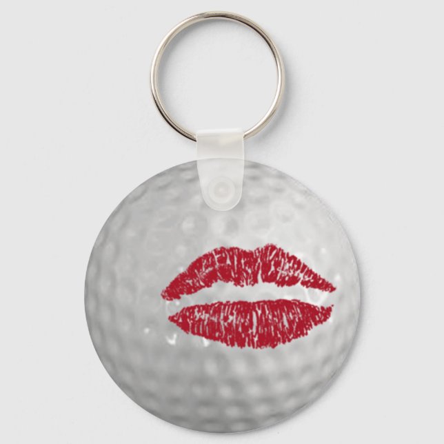 Porte-clés Boule de golf - baiser (Recto)