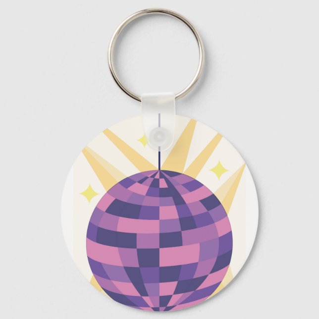 Porte-clés Boule Disco (Recto)