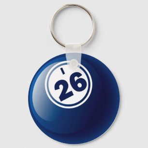 PORTE-CLÉS BOULE DU BINGO-TEST I 26