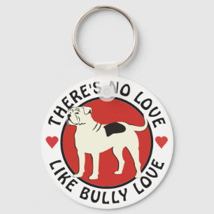 Porte-clés Bouledogue américain - amour de despote