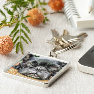 Porte-clés Bouledogue français