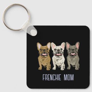 Porte-clés Bouledogue Français, Maman Frenchie