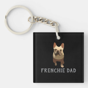 Porte-clés Bouledogue Français, Papa Frenchie