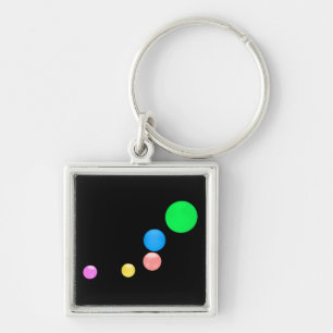 Porte-clés Boules colorées