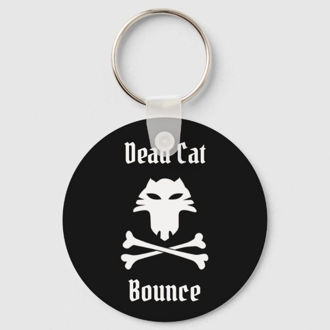 Porte-clés Bounce de chat mort (Recto)