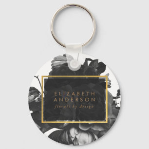 Porte-clés Bouquet Black Gold Rose Mercure