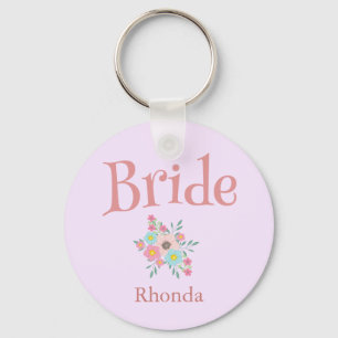 Porte-clés Bouquet de fleurs mariée et beauté