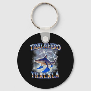 Porte-clés Bouteille de mème de requin Tralalero Tralala