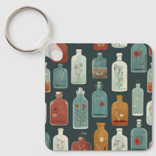 Porte-clés bouteille unique