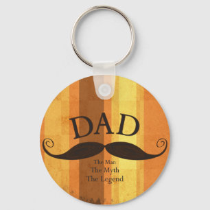 Porte-clés Bouton de moustache de papa