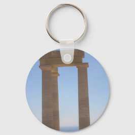 Porte-clés Bouton de touche Temple grec