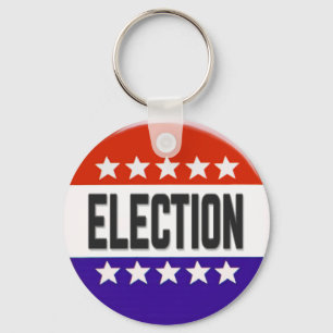 Porte-clés Bouton Élection