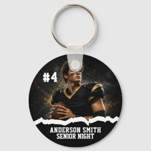 Porte-clés Bouton personnalisé avec photo de football pour la