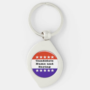 Porte-clés Bouton politique