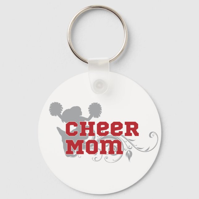 Porte-clés Bouton Porte - clé Cheerlead Maman (Recto)