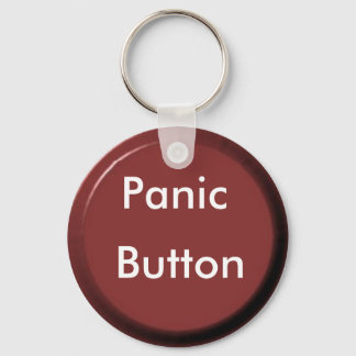 Porte-clés bouton rond, Panique, Bouton