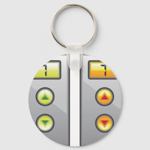 Porte-clés Boutons ascenseur