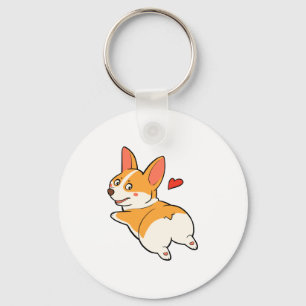 Porte-clés Boutons Corgi
