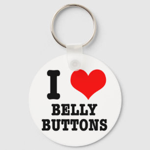 Porte-clés Boutons du ventre I HEART (LOVE)