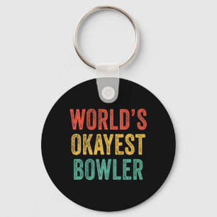 Porte-clés Bowler le plus amusant au monde, Lover Vintage R