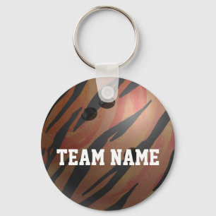Porte-clés Bowling Ball Tiger Orange