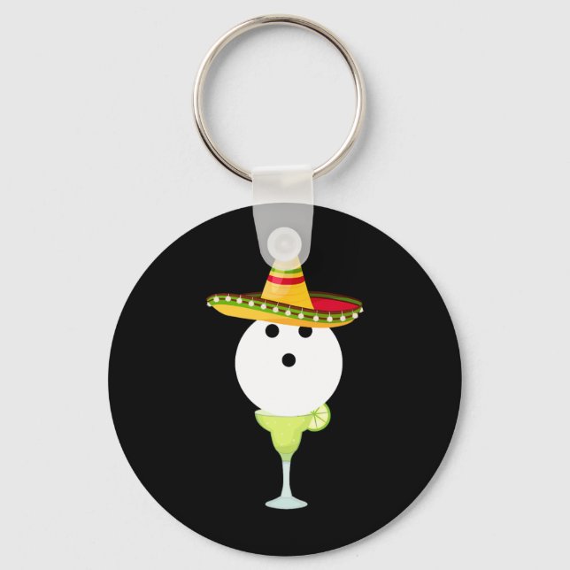 Porte-clés Bowling Byll Avec Sombrero Et Margarita Sport Cin (Recto)