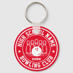 Porte-clés Bowling Player Bowl Club Personalized Sports