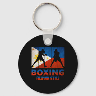 Porte-clés Boxe de style Vintage philippin Great Filipino Box