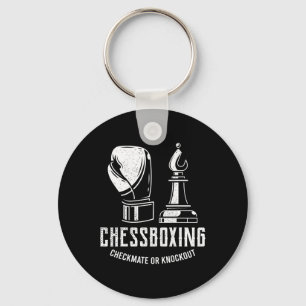 Porte-clés Boxe d'échecs I Boxer du joueur d'échecs