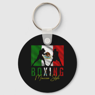 Porte-clés Boxe humoristique mexicaine Sparring Kickboxing Ki