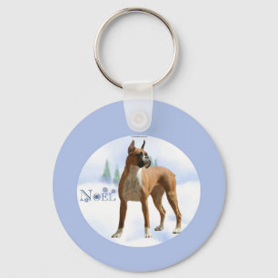 Porte-clés Boxer Noel