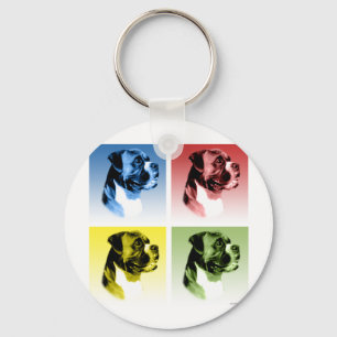 Porte-clés Boxer Pop Art