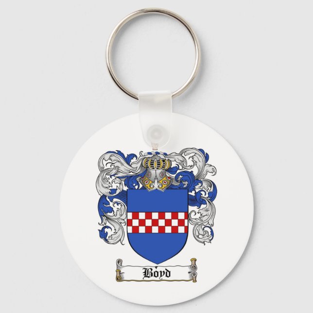 PORTE-CLÉS BOYD FAMILLE CREST - BOYD COAT D'ARMES (Recto)