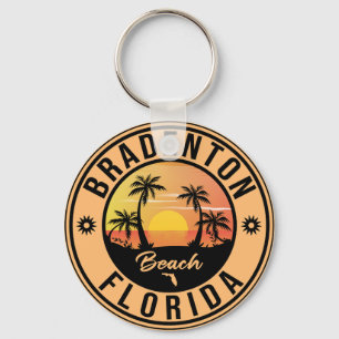 Porte-clés Bradenton Florida Souvenir Vintage voyage de plage