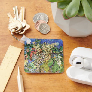 Porte-clés Branches de marronnier en fleurs par Vincent van G