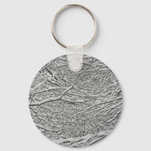 Porte-clés Branches de neige