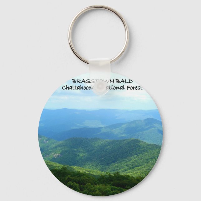 Porte-clés Brasstown Bald - Forêt nationale de Chattahoochee (Recto)