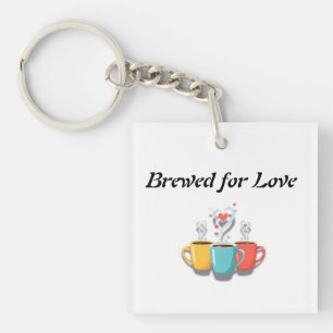 Porte-clés Braved Just Love – Whimsical Coffee Mugs with Hear