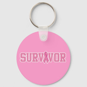 Porte-clés Breast Cancer Survivor 