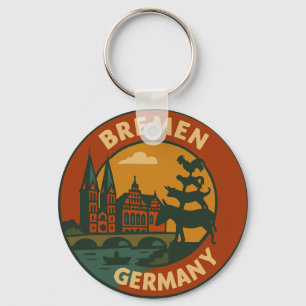 Porte-clés Brême Allemagne Ville Art
