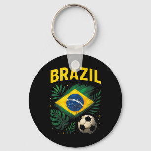 Porte-clés Brésil Drapeau Brésilien Brasil Football Footbyll