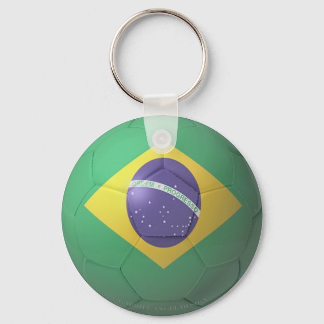 Porte-clés Brésil Football (Recto)